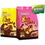 Ülker Dankek Mini 8 Kek Muzlu 80 gr & Dankek 8 Kek Çilekli 80 gr