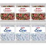 Ülker Ikramlık Çikolata (Çikolatin Sütlü-Ece Fındıklı) 6kg (6pk*1kg) - 6 kg