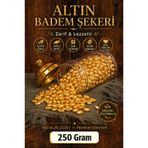 ÜLKÜ KURUYEMİŞ (250 GR) 1. Sınıf Lüks Premium Kalite Gold Altın Bademli Draje Nişan Düğün Hediyelik Tatlı Atıştırmalık