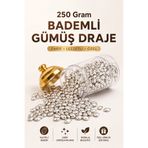 ÜLKÜ KURUYEMİŞ (250 GR) 1. Sınıf Premium Kalite Gümüş Bademli Draje Nişan Düğün Özel Hediyelik Tatlı Atıştırmalık