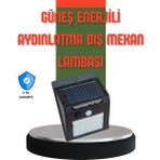 Ulora Hareket Sensörlü Güneş Enerjili Dış Mekan LED Lamba 100/144 LED
