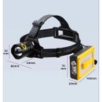 Ulora Pro F-3003 Alüminyum PM10-TG LED Type-C Powerbank ve Solar Şarjlı Kamp Kafa Feneri