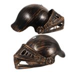 ULTECHNOVO 2 Adet Retro Parti Kıyafet Cadılar Bayramı Kostümleri Şapka Kostüm Şapkası Antik Roma Şövalyeleri Aksesuarı Antik Roma Cosplay Aksesuarı Karnaval Fotoğraf Prop Sahne Kahve Plastik