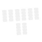 ULTECHNOVO 4 Set Pense Ipuçları Emniyet Cam Kırıcı Ucu Değişimi Pense Lastik Uçlarını Kırma Vitray Çalıştırma Pensesi Lastik Uçlar Cam Kırıcı Lastik Uçları Silgi 8 Adet*4