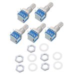 ULTECHNOVO 5 Adet Çok Hızlı Döner Anahtar Döner Kodlayıcı Değiştirme Kodlayıcı Metal Enkoder Dijital Küçük Rotary Encoder Tasarrufu Potansiyometre Mini Dijital Bakır