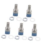 ULTECHNOVO 5 Adet Çok hızlı döner anahtar döner kodlayıcı taşınabilir Rotary Encoder tasarrufu metal kodlayıcı kısmı metal kodlayıcı dayanıklılığı dijital potansiyometre mini bakır