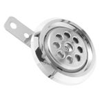 ULTECHNOVO Motosiklet Kornası Motosiklet Için Yüksek Sesli Korna Metal Boynuz Motosiklet Yedek Parçaları Boynuz Motosiklet Hoparlör Motosiklet Boynuzları Yedek Korna Çinko Alaşım Silver