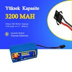 Ultenic D6S Robot Süpürge 3200 mAh 14.4 V Batarya – Orjinal Uyumlu Uzun Ömürlü, Yüksek Performans Pil