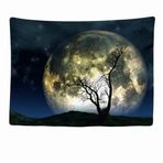 Ulticool - Goblen Dekorasyon Ev - Doğa Dolunay Gece Hippi Bohem - 200 x 150 cm - Duvar Bezi Duvar Askıları - Yatak Odası için Aksesuarlar Oturma Odası Çocuk Odası