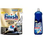 Ultimate 75 Kapsül Bulaşık Makinesi Deterjanı Tableti (1 X 75 Kapsül) Bulaşık Makinesi Parlatıcı & Kurutucu Limonlu (1 X 800 Ml)