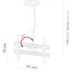 Ultimate TM-5535 Mini Monitör TV Tavan Montaj Aparatı