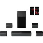 Ultimea Poseidon D80 Dolby Atmos 7.1 Kanal Soundbar 6.5" Kablosuz Subwoofer Ev Sinema Ses Sistemi Hoparlör (U2620)