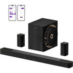 Ultimea Skywave X60 Dolby Atmos 7.1.4 Kanal Soundbar 8" Kablosuz Subwoofer, Kablosuz Surround Ev Sinema Ses Sistemi Hoparlör (U4421)