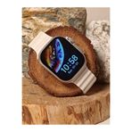 ULTRA 2.09 İnfinite Display T10 ultra, Smart Watch, Akıllı Saat, Beyaz Turuncu Kordonlu