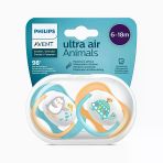 Ultra Air 2'li Emzik 6-18AY Mavi/turuncu 1 Adet