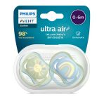 Ultra Air Emzik 0-6 Ay, 2'Li Paket, Erkek (3 Adet)