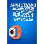 Ultra Akıllı Saat 49 mm Çift Kordonlu Arama Cevaplama Bluetooth Bağlantılı Midastech - 1 - Renkli