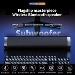 Ultra bass Soundbar hoparlör İpad macbook için şarjlı kablosuz hoparlör ses bombası