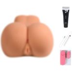 Ultra En Büyük Boy Realistik Kalça Mastürbatör+Jel&titreşim&ısıtıcı Set
