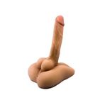 Ultra Gerçekçi Büyük Penisli Anal ve Dildo Özellikli Yarım Vücut Mastürbatör - Adres Medikal
