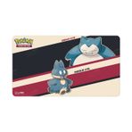 Ultra Pro Pokemon için Snorlax & Munchlax Oyun Matı - Kart Oyunları ve Arkadaşlara ve Düşmanlara Karşı Savaşlar için Mükemmel, Evde veya Ofiste PC için Fare Altlığı Olarak Mükemmel