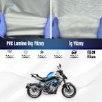 Ultra Shop Cf Moto 250 Nk 4 Mevsim Motosiklet Branda Su Geçirmez Motor Brandası - Gri
