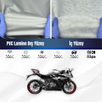 Ultra Shop Cf Moto 250 Sr 4 Mevsim Motosiklet Branda Su Geçirmez Motor Brandası - Gri