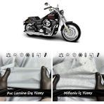 Ultra Shop Harley-Davidson Dyna Low Rider Motosiklet Branda Su Geçirmez Uv Korumalı Motosiklet Branda - Açık Gri