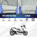Ultra Shop Honda Nss 250 Forza 250 Su Geçirmez Motosiklet Branda 4 Mevsime Uygun Motor Brandası - Gri