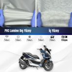 Ultra Shop Honda Nss 300 Forza Su Geçirmez Motosiklet Branda 4 Mevsime Uygun Motor Brandası - Gri