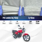 Ultra Shop Kanuni Breton S Su Geçirmez Motosiklet Branda 4 Mevsime Uygun Motor Branda - Gri