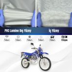 Ultra Shop Kanuni Cross 150 Su Geçirmez Motosiklet Branda 4 Mevsime Uygun Motor Branda - Gri