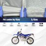 Ultra Shop Kanuni Cross 250 Su Geçirmez Motosiklet Branda 4 Mevsime Uygun Motor Branda - Gri
