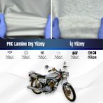 Ultra Shop Kuba Çita 150R Gold Su Geçirmez Motosiklet Branda 4 Mevsime Uygun Motor Branda - Gri