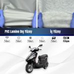 Ultra Shop Kymco Jockey 125 Su Geçirmez Motosiklet Branda 4 Mevsime Uygun Motor Branda - Gri