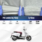Ultra Shop Kymco Like 50 Su Geçirmez Motosiklet Branda 4 Mevsime Uygun Motor Branda - Gri