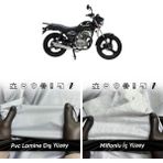 Ultra Shop Mondial 150 Mr Vulture Motosiklet Branda Su Geçirmez Uv Korumalı Motosiklet Branda - Açık Gri