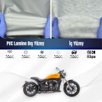 Ultra Shop Regal Raptor Pilder 125 Su Geçirmez Motosiklet Branda 4 Mevsime Uygun Motor Brandası - Gri