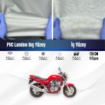 Ultra Shop Suzukı Gsf 600 Bandit Su Geçirmez Motosiklet Branda 4 Mevsime Uygun Motor Branda - Gri