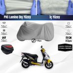 Ultra Shop Sym Jet 4 125 Uyumlu Motosiklet Brandası Arka Çanta Topcase Uyumlu Motor Brandası