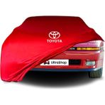 Ultra Shop Toyota Supra 4 (A8) (1993-2002) Araba Brandası Kırmızı Kumaş Penye Toz Geçirmez Oto Garaj Branda