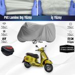 Ultra Shop Vespa Gts 300 Super Sport S Motosiklet Brandası Çanta Topcase Uyumlu Motor Brandası - Gri