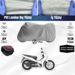 Ultra Shop Yamaha Crypton Motosiklet Brandası Çanta Topcase Uyumlu Motor Brandası - Gri