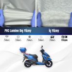 Ultra Shop Yukı Crypto 50 Su Geçirmez Motosiklet Brandası 4 Mevisme Uygun Motor Branda - Gri