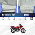 Ultra Shop Yukı Forza 100 Su Geçirmez Motosiklet Brandası 4 Mevisme Uygun Motor Branda - Gri