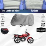 Ultra Shop Yukı Forza 100 Uyumlu Motosiklet Brandası Çanta Topcase Uyumlu Motor Brandası - Gri