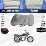 Ultra Shop Yukı Forza 170 Motosiklet Brandası Çanta Topcase Uyumlu Motor Brandası - Gri