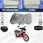 Ultra Shop Yukı Yıldız 130 Uyumlu Motosiklet Brandası Çanta Topcase Uyumlu Motor Brandası - Gri