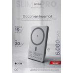 Ultra Slim Magsafe Powerbank 5000 Mah - 20W Pd Hızlı Şarj Taşınabilir Batarya S-44, 063059