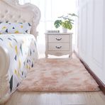 Ultra Yumuşak Kabarık Batik Alan Halısı Yatak Odası ve Oturma Odası Dekoru için Kaymaz Shaggy Peluş Halı Çocuklar Çocuklar Kızlar için Büyük Deve Halısı 200x300 cm